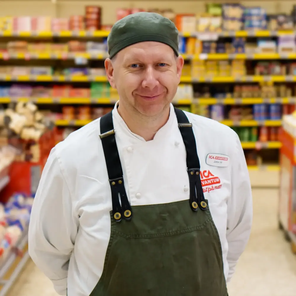 John, kock på Gränby Catering på ICA Kvantum Gränby i Uppsala.