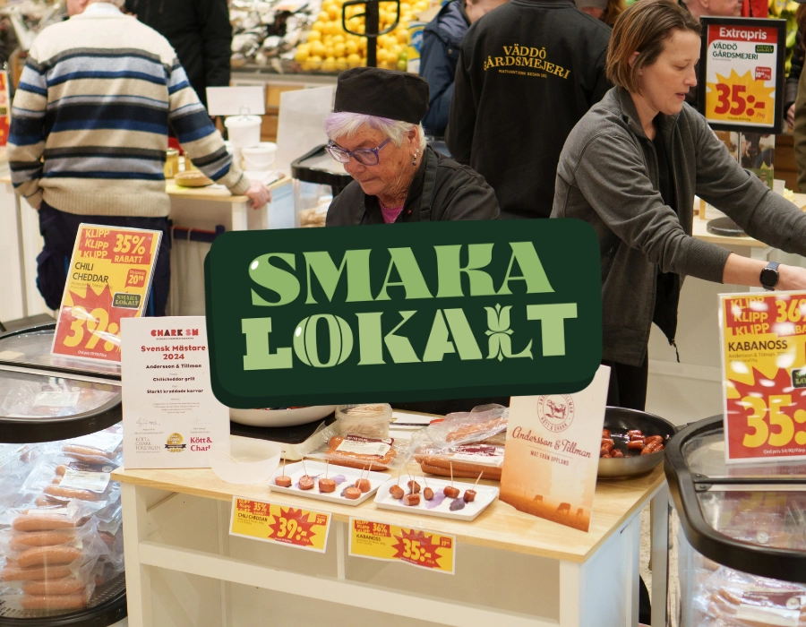 Smaka Lokalt-minimarknad på ICA Kvantum Gränby den 16–17 oktober.