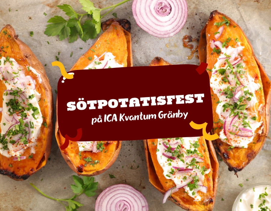 Sötpotatisfest hos ICA Kvantum Gränby.
